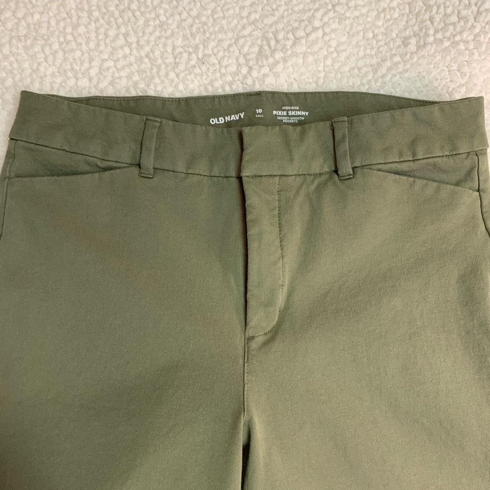 7 Old Navy Pixie Pants in Mustard, Olive and more! Size 10 - Picture 2 of 6